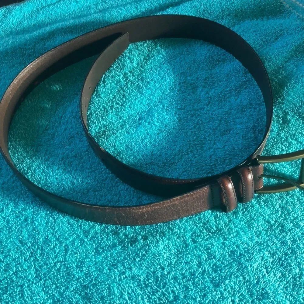 Brown Leather Belt  